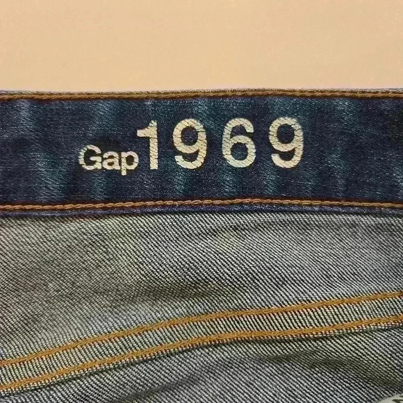 Gap 1969 Real Straight Jeans Mens 30R - Picture 9 of 11